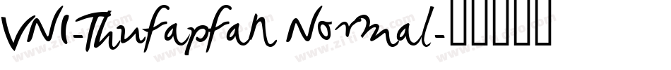 VNI-Thufapfan Normal字体转换
